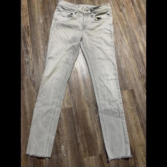Rag & Bone Cate Mid Rise Skinny Ankle Jeans Designer Casual Preppy Chic Size 28 - Picture 1 of 15